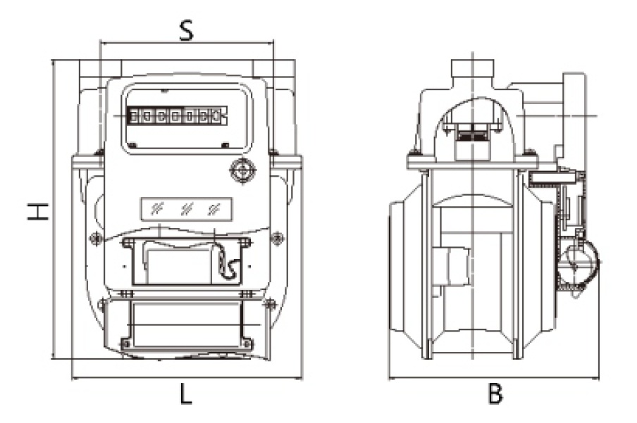 Габаритный чертеж